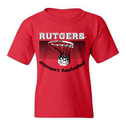 Rutgers - NCAA Women's Basketball : Destiny Adams - Youth T-Shirt-0