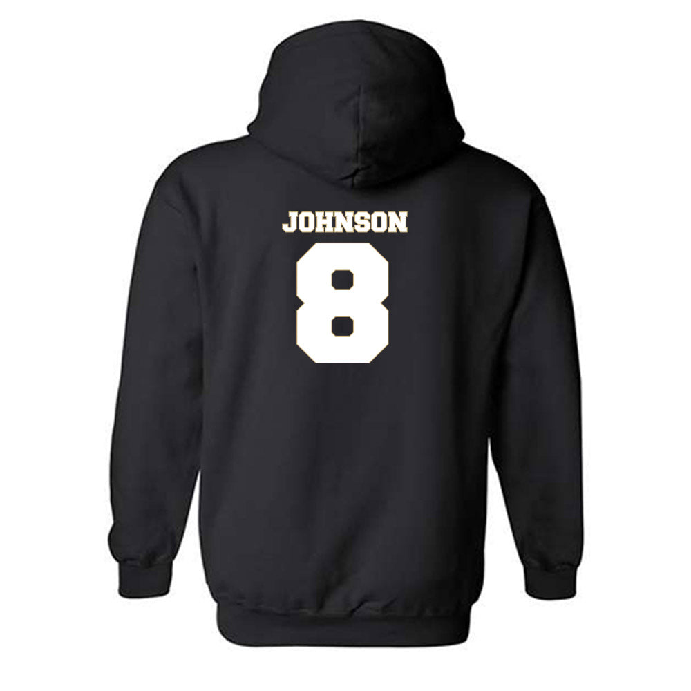 Wake Forest - NCAA Men's Basketball : Ty-laur Johnson - Generic Sports Shersey Hooded Sweatshirt