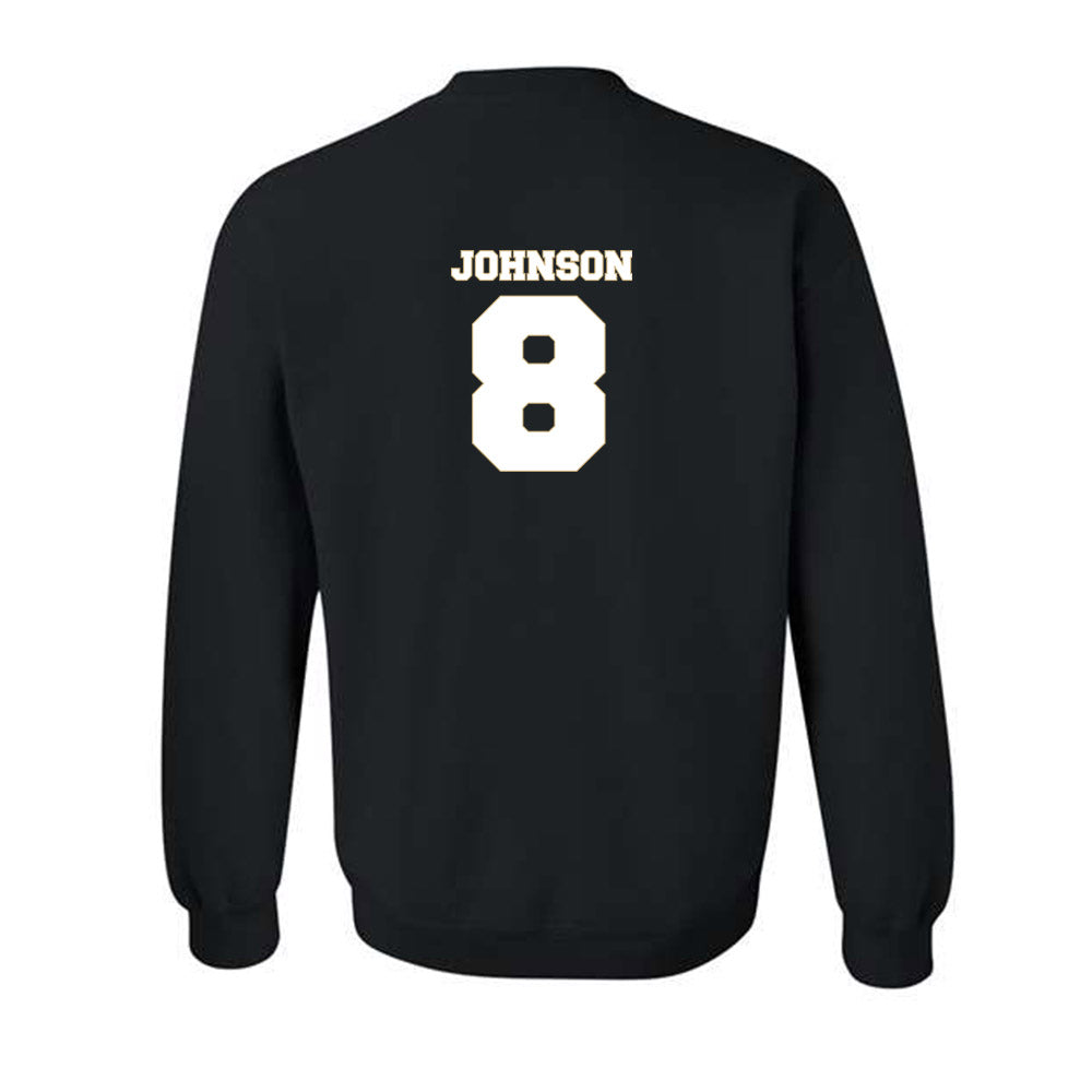 Wake Forest - NCAA Men's Basketball : Ty-laur Johnson - Generic Sports Shersey Crewneck Sweatshirt