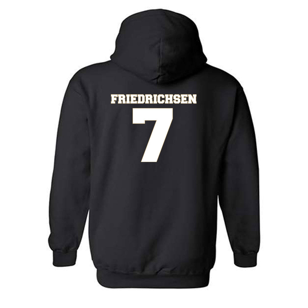 Wake Forest - NCAA Men's Basketball : Parker Friedrichsen - Generic Sports Shersey Hooded Sweatshirt