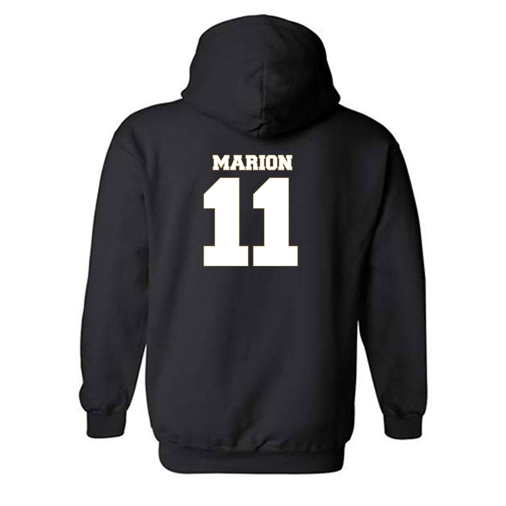 Wake Forest - NCAA Men's Basketball : Marqus Marion - Generic Sports Shersey Hooded Sweatshirt