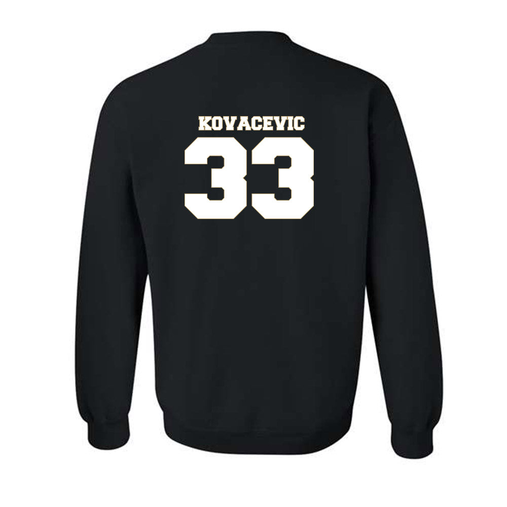 Wake Forest - NCAA Men's Basketball : Dimitrije Kovacevic - Generic Sports Shersey Crewneck Sweatshirt-1