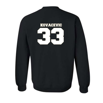 Wake Forest - NCAA Men's Basketball : Dimitrije Kovacevic - Generic Sports Shersey Crewneck Sweatshirt-1
