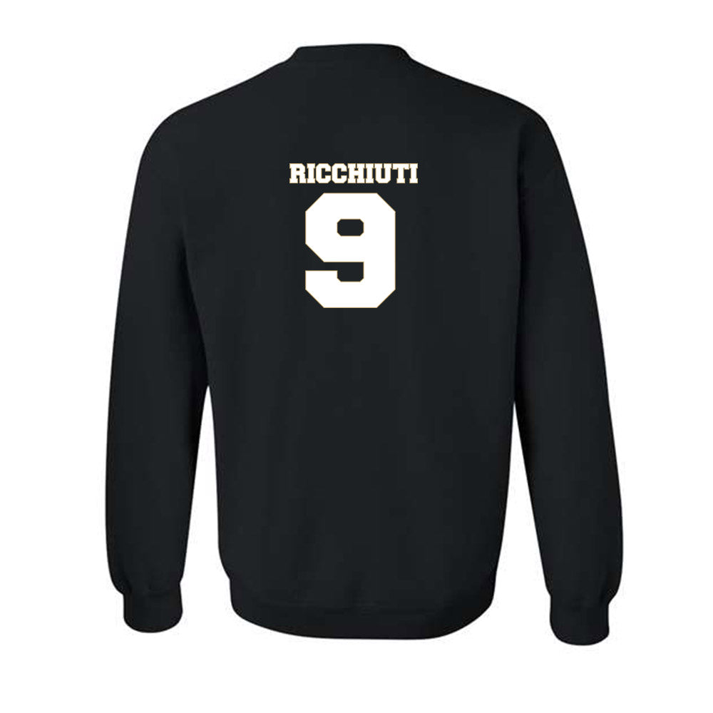 Wake Forest - NCAA Men's Basketball : Vincent Ricchiuti - Generic Sports Shersey Crewneck Sweatshirt-1
