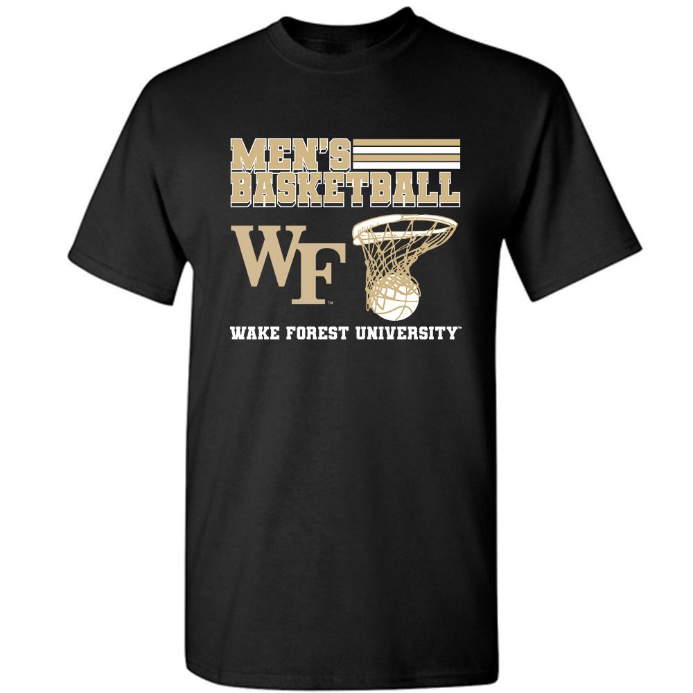 Wake Forest - NCAA Men's Basketball : Vincent Ricchiuti - Generic Sports Shersey T-Shirt-0