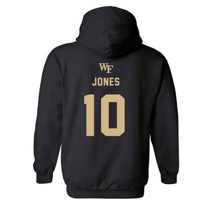 Wake Forest - NCAA Women's Basketball : Tamia Jones - Generic Sports Shersey Hooded Sweatshirt