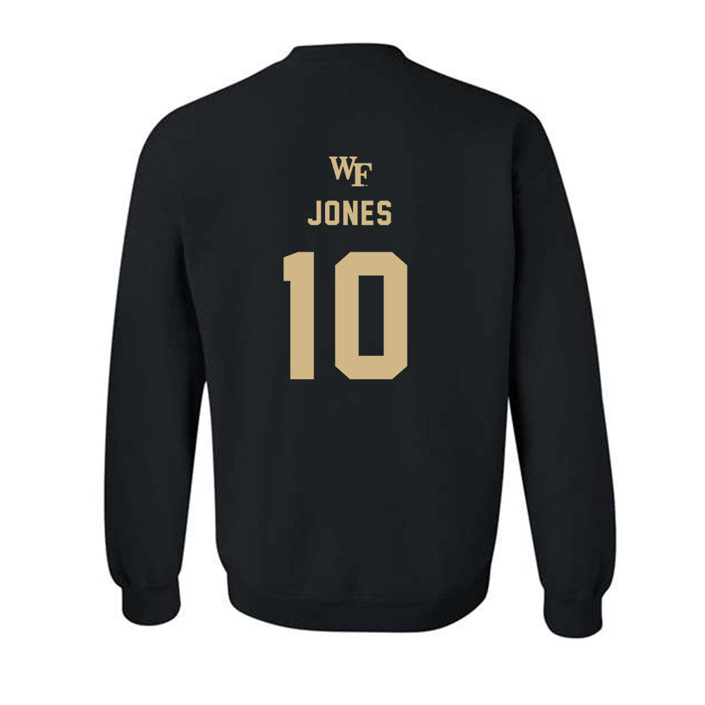 Wake Forest - NCAA Women's Basketball : Tamia Jones - Generic Sports Shersey Crewneck Sweatshirt