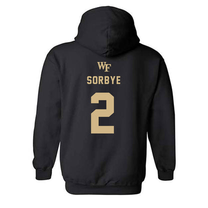 Wake Forest - NCAA Women's Basketball : Aurora Sorbye - Generic Sports Shersey Hooded Sweatshirt