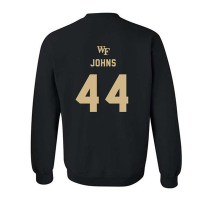 Wake Forest - NCAA Women's Basketball : Emily Johns - Generic Sports Shersey Crewneck Sweatshirt