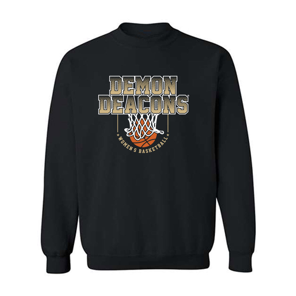 Wake Forest - NCAA Women's Basketball : Emily Johns - Generic Sports Shersey Crewneck Sweatshirt