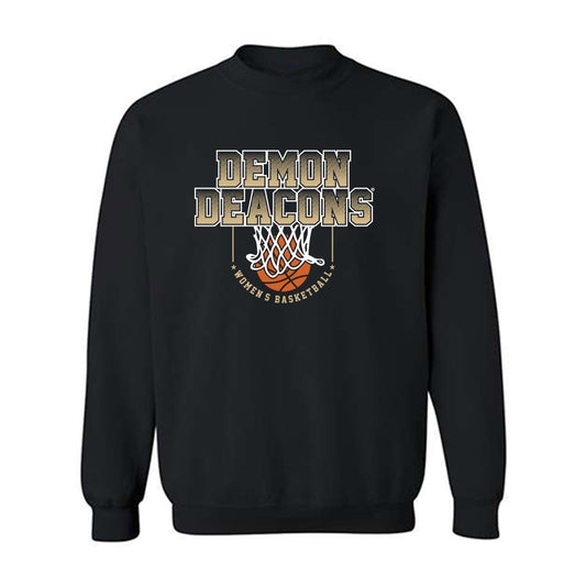 Wake Forest - NCAA Women's Basketball : Emily Johns - Generic Sports Shersey Crewneck Sweatshirt-0