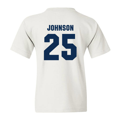 West Virginia - NCAA Women's Basketball : Loghan Johnson - Generic Sports Shersey Youth T-Shirt-1