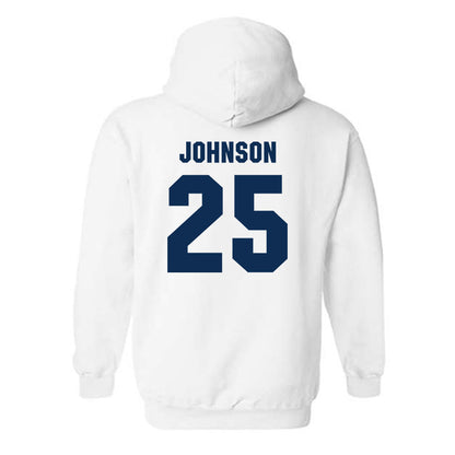 West Virginia - NCAA Women's Basketball : Loghan Johnson - Generic Sports Shersey Hooded Sweatshirt-1
