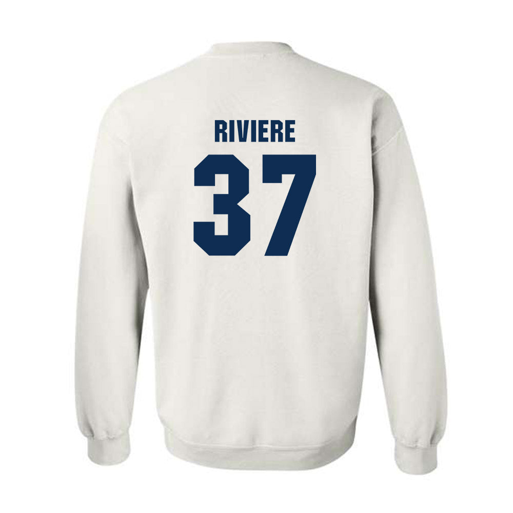 West Virginia - NCAA Women's Basketball : Celia Riviere - Generic Sports Shersey Crewneck Sweatshirt-1