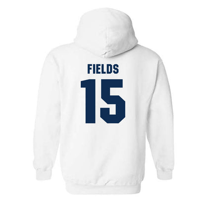 West Virginia - NCAA Men's Basketball : Jackson Fields - Generic Sports Shersey Hooded Sweatshirt-1