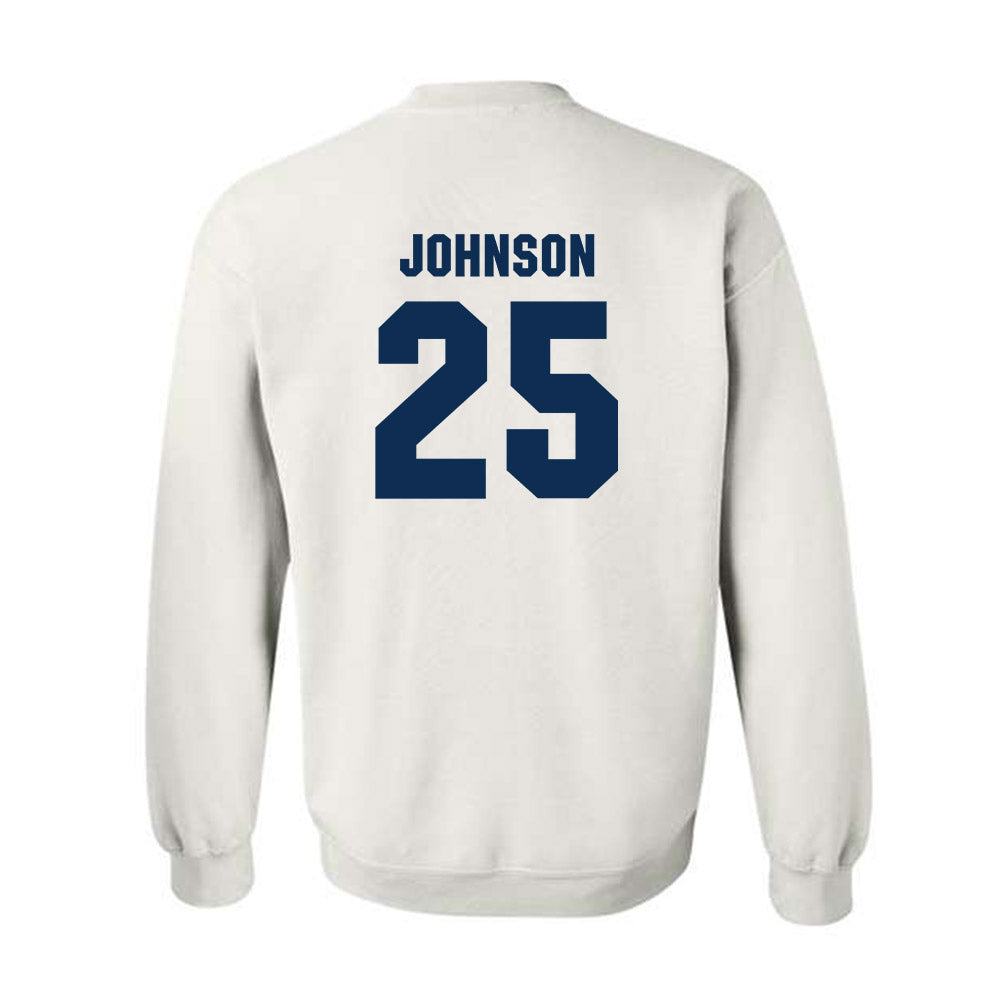 West Virginia - NCAA Women's Basketball : Loghan Johnson - Generic Sports Shersey Crewneck Sweatshirt-1