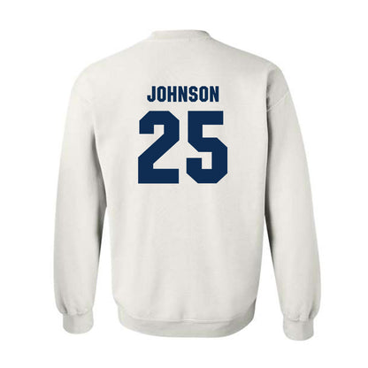West Virginia - NCAA Women's Basketball : Loghan Johnson - Generic Sports Shersey Crewneck Sweatshirt-1
