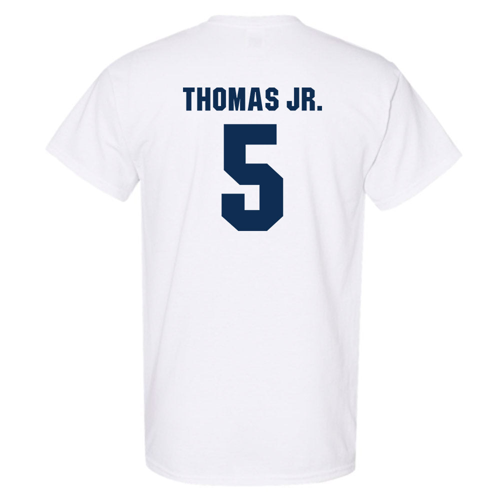 West Virginia - NCAA Men's Basketball : DJ Thomas Jr. - Generic Sports Shersey T-Shirt-1
