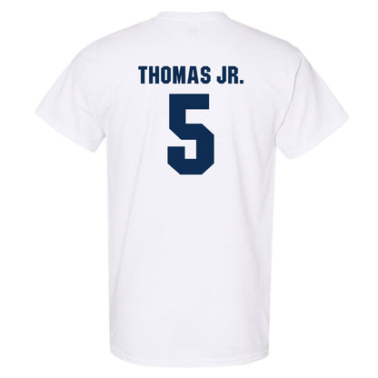 West Virginia - NCAA Men's Basketball : DJ Thomas Jr. - Generic Sports Shersey T-Shirt-1