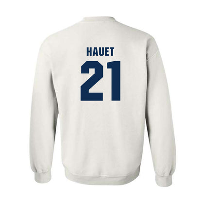 West Virginia - NCAA Men's Basketball : Niyol Hauet - Generic Sports Shersey Crewneck Sweatshirt-1