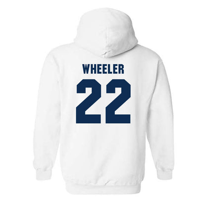 West Virginia - NCAA Women's Basketball : Kierra Wheeler - Generic Sports Shersey Hooded Sweatshirt-1