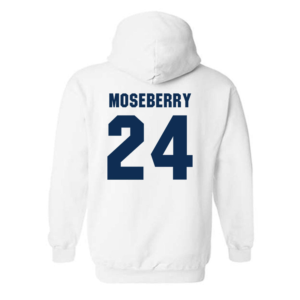 West Virginia - NCAA Women's Basketball : Ashala Moseberry - Generic Sports Shersey Hooded Sweatshirt-1