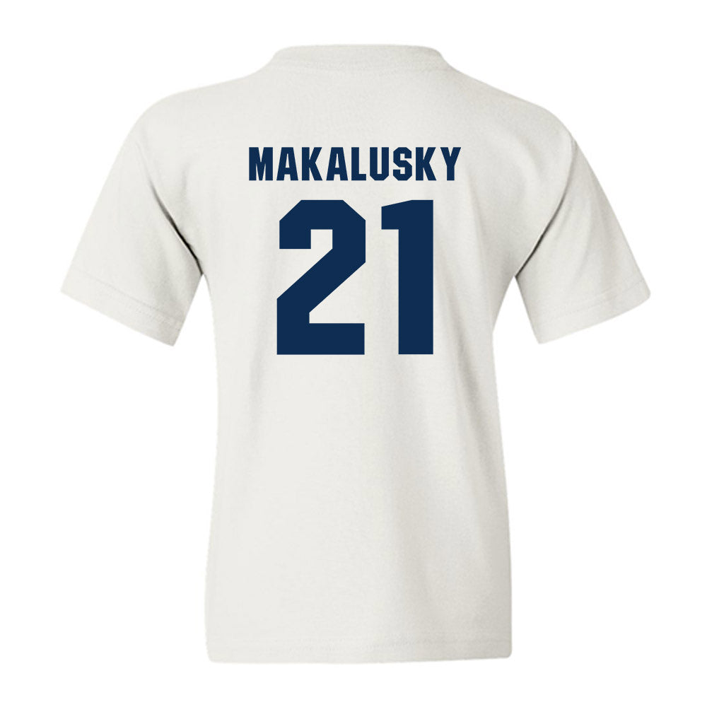 West Virginia - NCAA Women's Basketball : Riley Makalusky - Generic Sports Shersey Youth T-Shirt-1