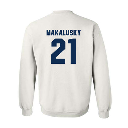 West Virginia - NCAA Women's Basketball : Riley Makalusky - Generic Sports Shersey Crewneck Sweatshirt-1