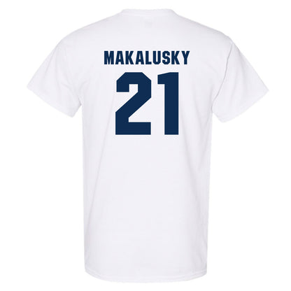 West Virginia - NCAA Women's Basketball : Riley Makalusky - Generic Sports Shersey T-Shirt-1