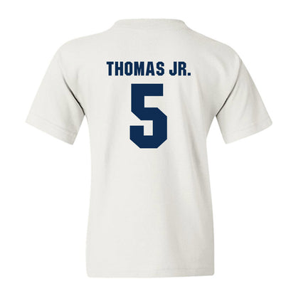 West Virginia - NCAA Men's Basketball : DJ Thomas Jr. - Generic Sports Shersey Youth T-Shirt-1