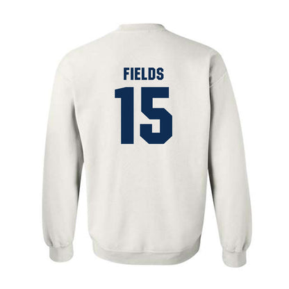 West Virginia - NCAA Men's Basketball : Jackson Fields - Generic Sports Shersey Crewneck Sweatshirt-1
