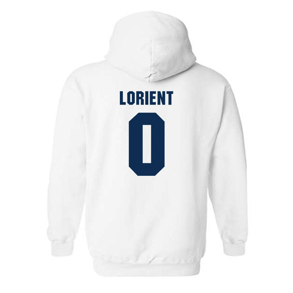 West Virginia - NCAA Men's Basketball : Brenen Lorient - Generic Sports Shersey Hooded Sweatshirt-1