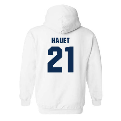 West Virginia - NCAA Men's Basketball : Niyol Hauet - Generic Sports Shersey Hooded Sweatshirt-1