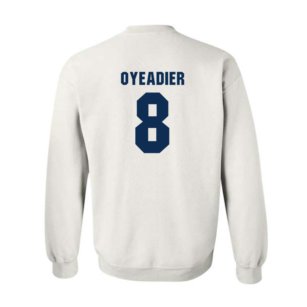 West Virginia - NCAA Men's Basketball : Abraham Oyeadier - Generic Sports Shersey Crewneck Sweatshirt-1