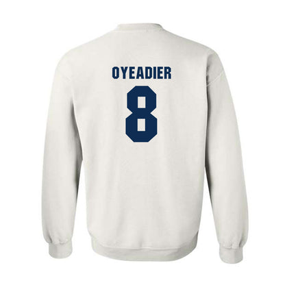 West Virginia - NCAA Men's Basketball : Abraham Oyeadier - Generic Sports Shersey Crewneck Sweatshirt-1