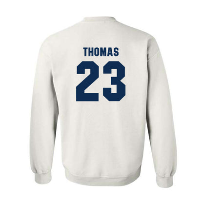 West Virginia - NCAA Women's Basketball : Jordan Thomas - Generic Sports Shersey Crewneck Sweatshirt-1