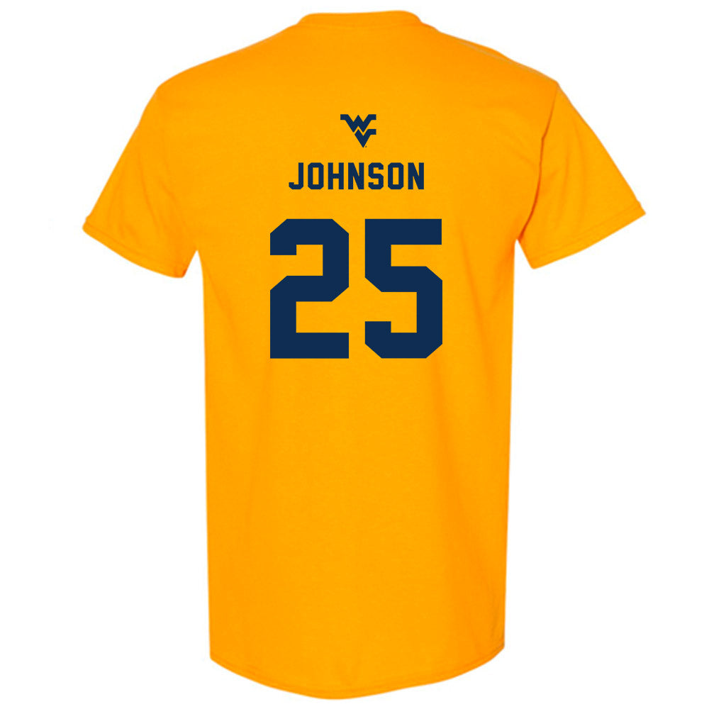 West Virginia - NCAA Women's Basketball : Loghan Johnson - Generic Sports Shersey T-Shirt-1