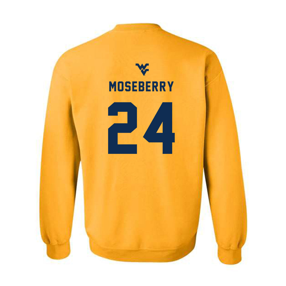 West Virginia - NCAA Women's Basketball : Ashala Moseberry - Generic Sports Shersey Crewneck Sweatshirt-1