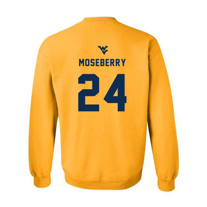 West Virginia - NCAA Women's Basketball : Ashala Moseberry - Generic Sports Shersey Crewneck Sweatshirt-1