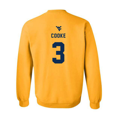 West Virginia - NCAA Women's Basketball : Gia Cooke - Generic Sports Shersey Crewneck Sweatshirt-1