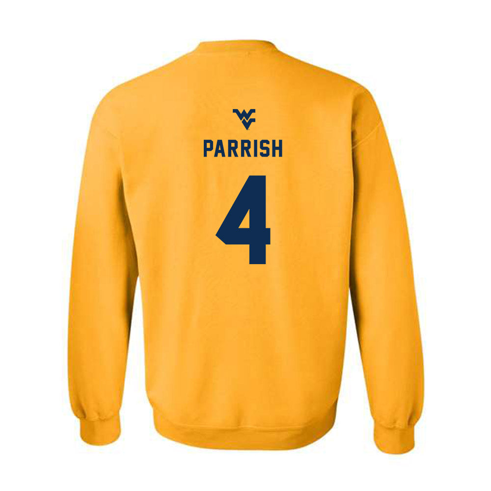 West Virginia - NCAA Women's Basketball : Madison Parrish - Generic Sports Shersey Crewneck Sweatshirt-1