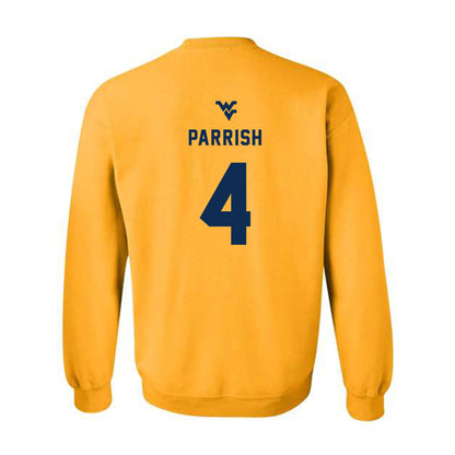 West Virginia - NCAA Women's Basketball : Madison Parrish - Generic Sports Shersey Crewneck Sweatshirt-1