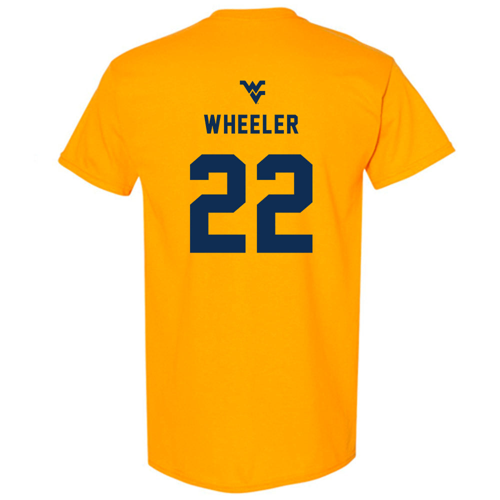 West Virginia - NCAA Women's Basketball : Kierra Wheeler - Generic Sports Shersey T-Shirt-1