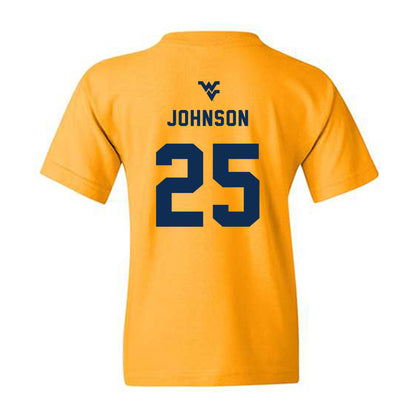 West Virginia - NCAA Women's Basketball : Loghan Johnson - Generic Sports Shersey Youth T-Shirt-1
