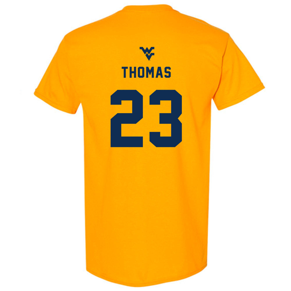 West Virginia - NCAA Women's Basketball : Jordan Thomas - Generic Sports Shersey T-Shirt-1