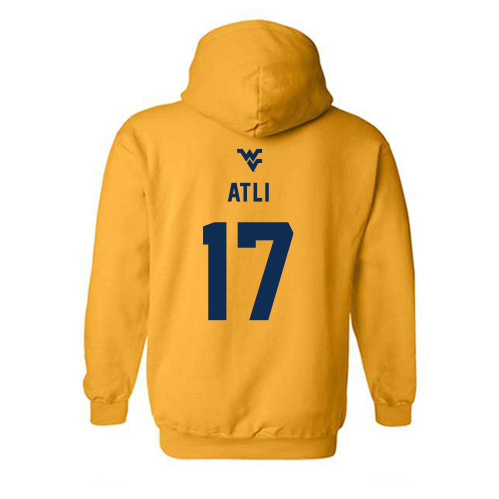 West Virginia - NCAA Women's Basketball : Feryal Defne Atli - Generic Sports Shersey Hooded Sweatshirt-1