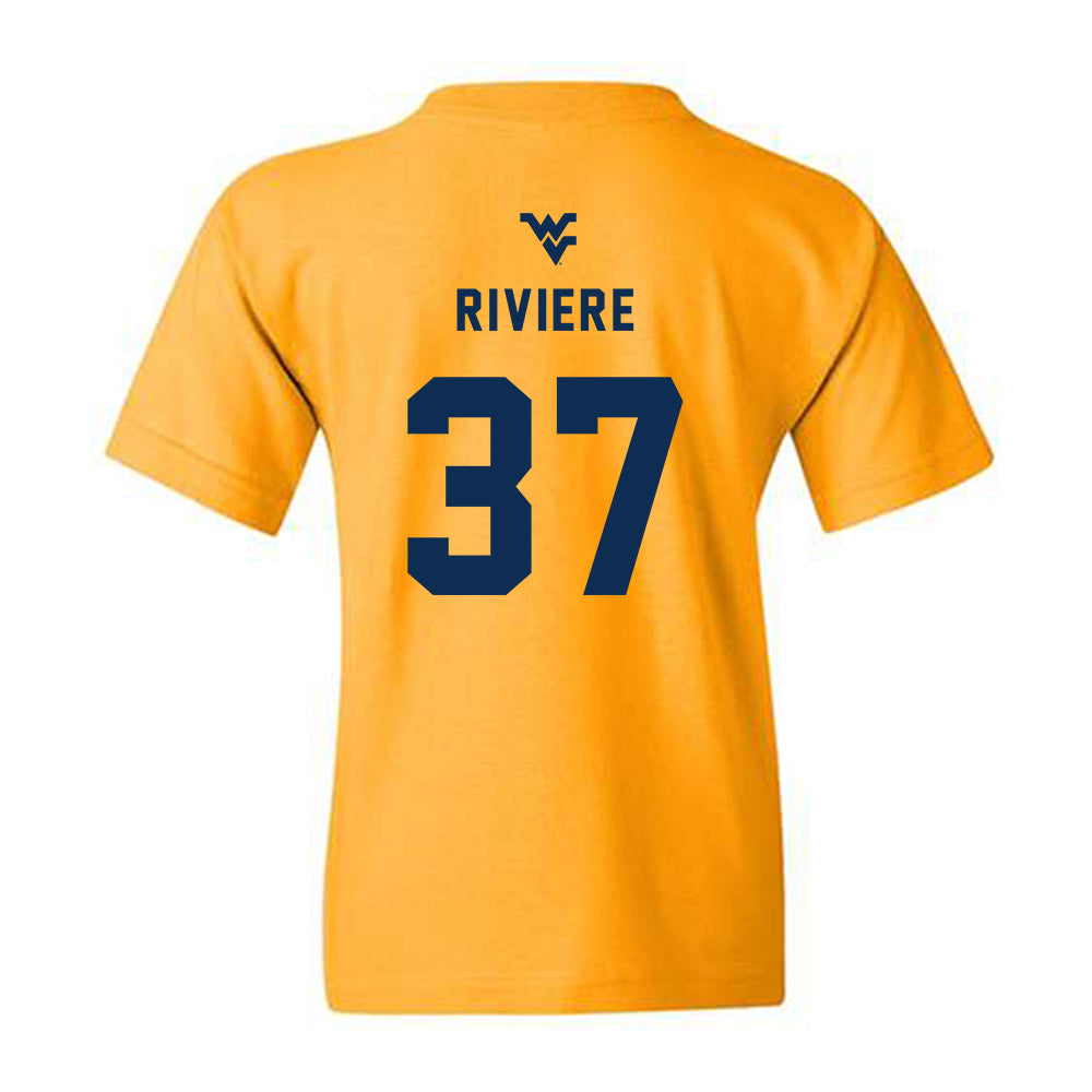 West Virginia - NCAA Women's Basketball : Celia Riviere - Generic Sports Shersey Youth T-Shirt-1