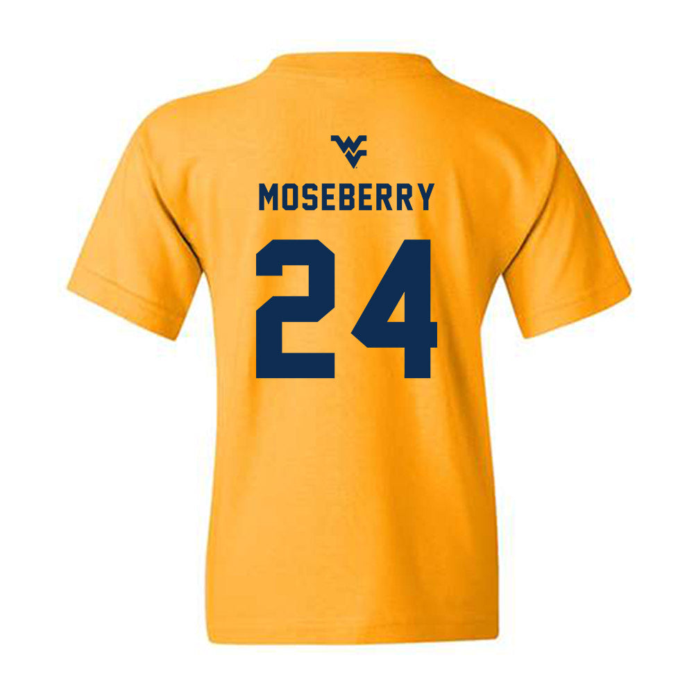 West Virginia - NCAA Women's Basketball : Ashala Moseberry - Generic Sports Shersey Youth T-Shirt-1