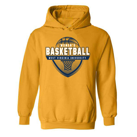 West Virginia - NCAA Women's Basketball : Ashala Moseberry - Generic Sports Shersey Hooded Sweatshirt-0