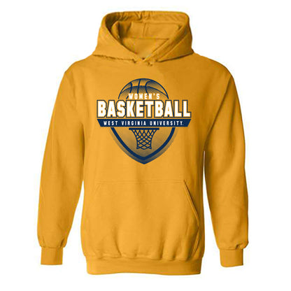 West Virginia - NCAA Women's Basketball : Loghan Johnson - Generic Sports Shersey Hooded Sweatshirt-0